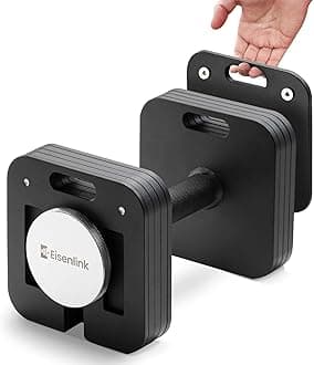 Adjustable Dumbbell 4-36kg Weight Set - Adjustable Dumbbell Set with Anti-slip Handle 2kg Increments Innovative Easy Safe Locking Mechanism for Home Gym Fitness