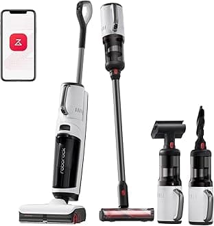roborock Dyad Pro Combo Wet Dry Vacuum Cleaner, 5-in-1 Cordless Vacuum for Multi-Surface, 17000Pa Suction, Vanquish Wet and Dry Messes, Self-Cleaning & Drying, Perfect for Sticky Mess and Pet Hair