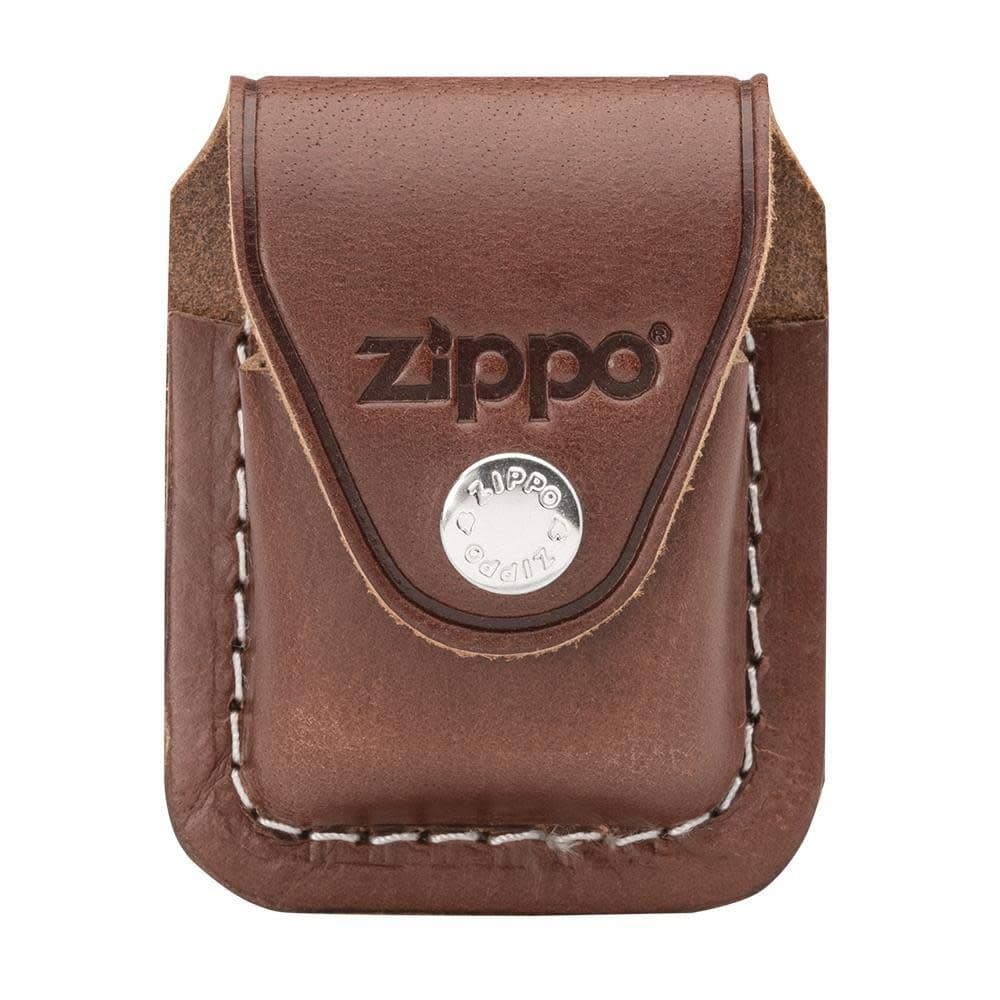 Brown Lighter Pouch with Clip
