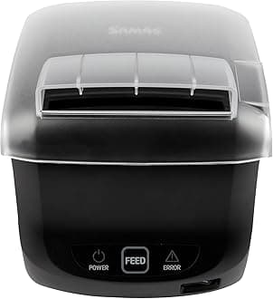 SAM4s GIANT-100 Compact 3" Thermal POS Printer USB Serial Ethernet, Splash Cover Included, Black