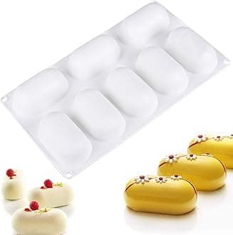 OCPO KITCHEN Pillow Silicone Mold for Baking Mousse Cake, 3D Silicone Baking ...