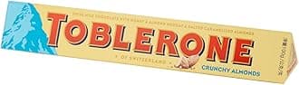 Toblerone Swiss Milk Chocolate with Honey & Almond Nougat & Salted Caramelised & Crunchy Almond, 100g (Pack of 2)
