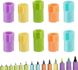 Pens Adapters for Cricut Explore 3 Air 2 Air Maker 3 Maker,Replace The Original Adapter,Compatible with Sharpie (Fine Point/Ultra Fine Point/Art/Paint/Liquid Highlighter) and Cricut Pens,10 Pack