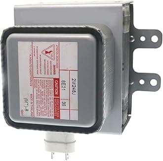 New 2M248J W10693025 Microwave Oven Magnetron Wind-Cooling 1000W for Toshiba Microwave Replacement Parts 2m240j（L）2m303j（L）OM75P (10) OM75P-21-ESGN 2M253J Wpw10693025 Repair Accessories