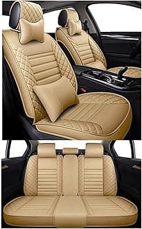 BENSOI For Mitsubishi For Pajero 4 2 Sport For Outlander Xl Asx For Lancer Full Set Leather Car Seat Covers Accessories Covers Car Seat Covers ( Color : 5 )