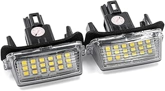 2Pcs LED License Plate Lights Number Lamp for Toyota Camry(XV50) 2012-2017,Prius C (NHP10)2012-2019 Powered by High Power SMD Xenon White LED Error Free