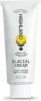 Glacial Cream - Hair Styling Cream- Smooths, Hydrates, De-Frizzes, Texturizes & Defines - Low Hold Matte Finish for All Hair Types - Natural Ingredients that Boost Hair & Scalp Health- 2.5 oz