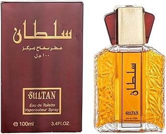 Dubai Cologne For Men, Elegant & Long Lasting Scent, Arabic Cologne For Men, Sultan Eau De Toilette Vapurisateur Spray