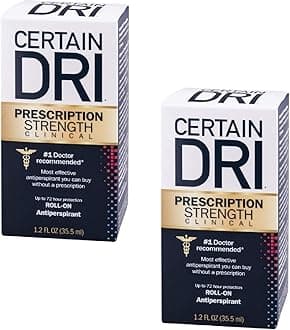 Certain DriAntiperspirant Roll-On for Excessive Perspiration - 1.2 oz - 2 pk