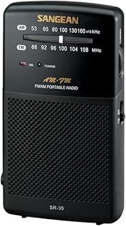 Sangean SR-35 AM/FM Analog Pocket Radio