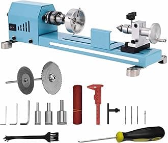 Mini Lathe Machine Torno Para Madera Multi-Purpose Lathe With Professional Tools Cutting Grinding Polishing Desktop Metal Lathes