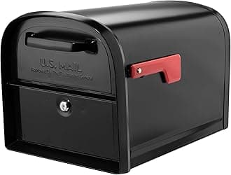 6300B-10 Oasis 360 Locking Parcel Mailbox, Extra Large, Black