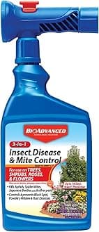 BioAdvanced 3-in-1 Insect, Disease, and Plant Mite Control - Insecticide, Fungicide & Miticide - Ready-to-Spray- Prevents Pests and Diseases - Up to 30 Days Protection - 32 fl oz Bottle