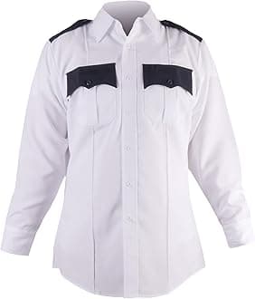 First Class 100% Polyester Two Tone Men's Uniform Shirt