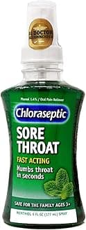 Sore Throat Spray, Menthol, 6 oz