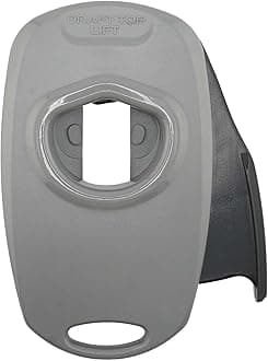 Universal Lift – As Seen on Shark Tank | Safe Topless Can Opener for Beer & Cocktails | Works on 7.5-19.2oz Cans | Smooth Edge Design | Ultimate Bar Tool (Black & Grey)