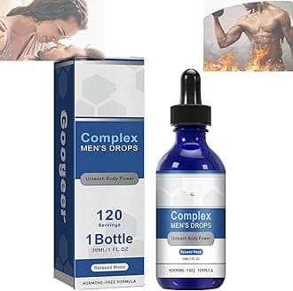 NexusBio Labs Complex Men's Drops, Men’s Drops,Complex Mens Drops, revitahepa Mens Drops,Nexusbio Malebiotix Men’s Drop Super-Potent Version (1PC)