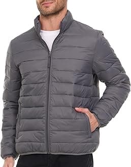 OuterfitPackable Puffer Jacket Men, Warm Lightweight Winter Jackets for Men