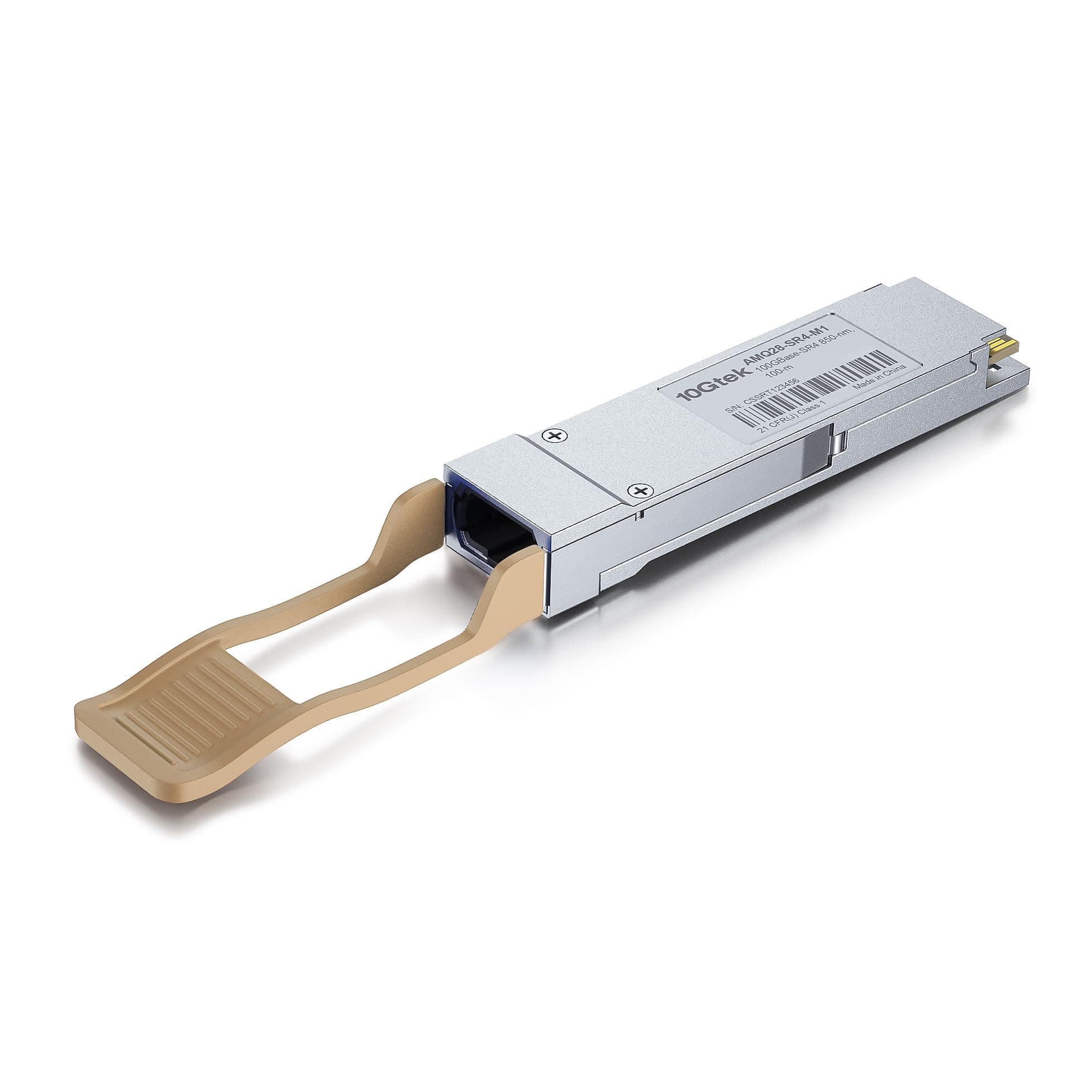 QSFP28 100GBASE-SR4 Transceiver, 100G MPO MultiMode Optical Fiber Module for Cisco QSFP-100G-SR4-S, 850nm, DDM, 100m