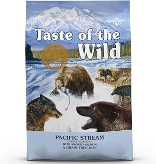 Taste of the Wild Grain Free Premium High Protein Dry Dog Food Pacific Stream Adult - Smoked Salmon- 2 KG