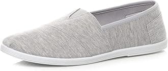 AJVANIMens Teens Comfort Espadrilles Casual Beach Summer Canvas Shoes Plimsolls Size
