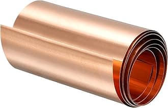 uxcell Copper Sheet Roll, Metal Foil Plate 1000mm x 80mm x 0.3mm