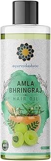 AYURVEDASHREE Hair Oil, 200 ml with Amla , Bhringraj , Brahmi , Methi , Shikakai , Neem , Henna , Pine , Clove , Eucalyptus & Citronella Oil