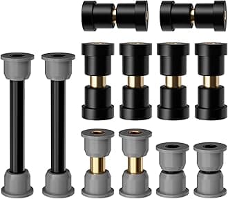 Club Car Precedent Bushing Kit, Front Suspension & Rear Suspension and A Arm Bushing Kits, Polyurethane Bushings Kit Suitable for 2004-Up Precedent, OEM #102506601, 102506401, 102956201