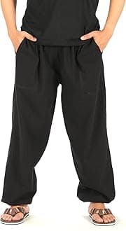 Baggy Sweatpants Men Cotton, Drawstring Lounge Pants, Relaxed Fit, Ideal for Comfort
