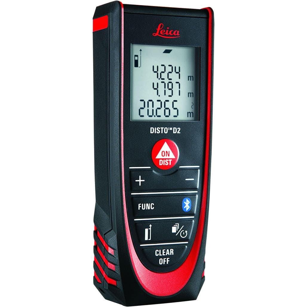 Leica DISTO D2 – Laser Distance Meter with Automatic end-Piece Detection