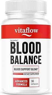 VitaFlow Capsules - Official VitaFlow Balance Supplement Support Capsule, Vitaflow All Natural Premium Advanced Formula, Vita Flow Pills Balance Support, 30 Capsules for 1 Month