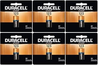 Lithium Photo Battery (123), 3 Volt (PKG of 6)