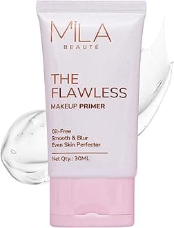 Flawless Makeup Primer for Face | Oil Free Formula Enriched With Vitamin A & E | Satin Smooth Matte Finish Instantly Blurs Pores | Suitable for All Skin Types – 30ml