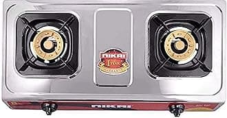 2-Burner Gas Stove with Countertop Design, Heavy Vessel Support, Auto Piezoelectric Ignition, Stylish Burners, St Steel Panel , Compact & Durable for Modern Kitchens - NG942T -2 Years Warranty