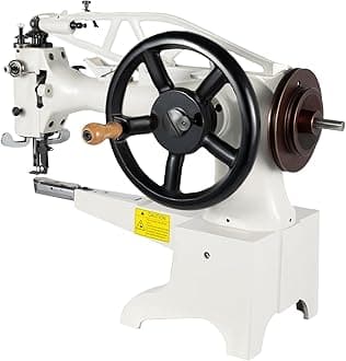 Leather Sewing Machine, 11.8 Inch DIY Patch Manual Shoe Sewing Machines Leather Stitch Hand Crank Patcher Sewing Machine Manual Industrial Sewing Equipment for DIY Rubber Plastic & Canvas
