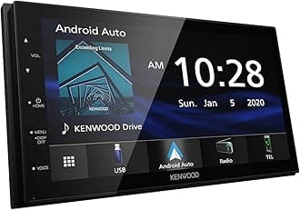 Kenwood DMX4707S 6.8" Capacitive Touch screen Digital Multimedia Receiver with Apple CarPlay & Android Auto (does not play CDs)