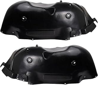 TRQ Front Driver and Passenger Side Inner Fender Liner Set Compatible with 2007-2010 GMC Sierra 2500 HD Sierra 3500 HD