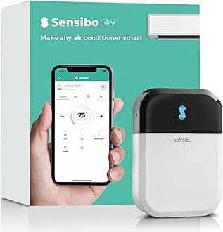 Sky Smart Air Conditioner Controller | WiFi Thermometer Monitoring Provides Smart AC Control | Compatible with Amazon Alexa, Google Home, iOS and Android | Control Temperature From Anywhere