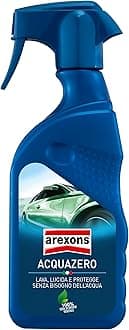 Arexons 1044147 Aquazero - Waterless Car Cleaning, Washing & Polishing, 400 ml
