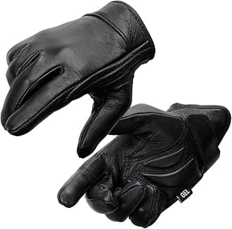Milwaukee Leather Men's Summer Cruising Gloves 2X-LARGE MG7510-BLK-2X