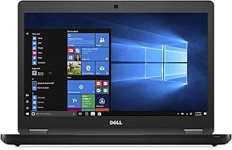 Dell Latitude 5480 Intel Core i7-7820HQ X4 2.9GHz 16GB 256GB SSD 14', Black (Renewed)