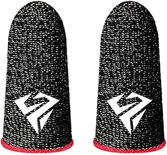 1 Pair Gaming Finger Sleeves Thumb Finger Cots Fingertip for Mobile