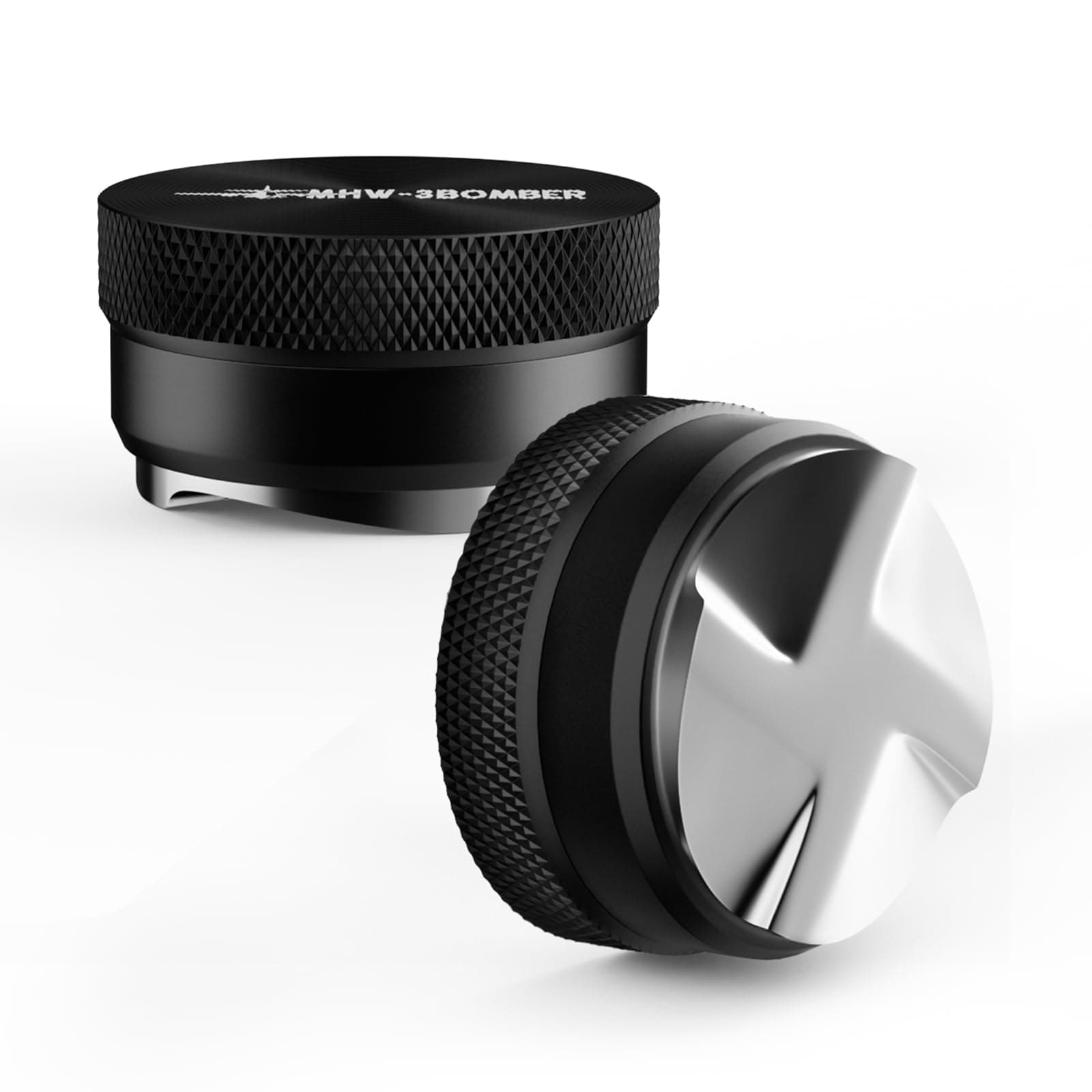 58mm Espresso Distributor, Height Adjustable Espresso Distribution Tool, Coffee Distributor with Non-slip Pattern, 58.35mm Espresso Leveler for 58mm/58.3mm/58.5mm Portafilter,T5248L4-OS