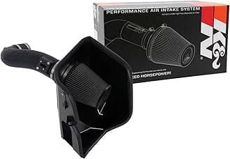 K&N Dryflow Cold Air Intake Kit: Easy to Clean, Oil-Free Air Filter, Increase Horsepower up to 9 HP: Compatible with 5.3/6.2L, V8 2019-2023 Chevy/GMC/Cadillac (See Product Description), 30-3110