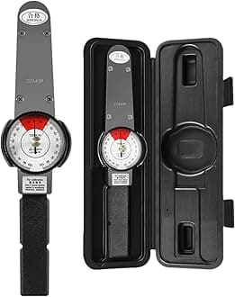 Dial Indicator Torque Wrench Indicating Torquemeter 1/2" Drive 0-100 Nm High Precision Torque Meter Professional Measure Tool, ± 3% Accuracy