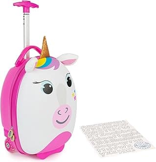 Children's Suitcase - Tiny Trekker Children's Trolley Suitcase - Boys & Girls Suitcase - Suitable as Cabin Luggage - 17 L