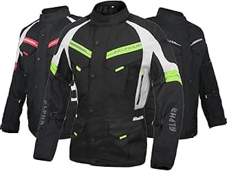 ALPHA CYCLE GEAR 2021 Adventure & Touring Motorcycle Jacket For Men Motorbike Off Road CE Armor All Season Waterproof