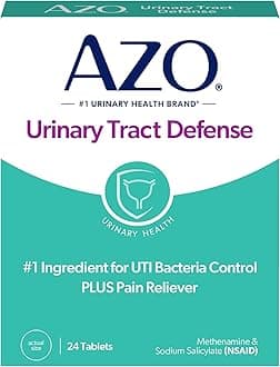 Azo Urinary Tract Defense, Antibacterial Protection, 24 Count