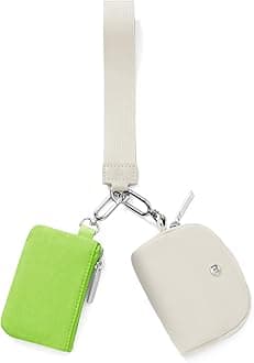 Mum's memory Mini Zip Around Wristlet Wallet for Women Dual Pouch Wristlet Portable keychain wallet Coin Purse Mini Women Coin Pocket