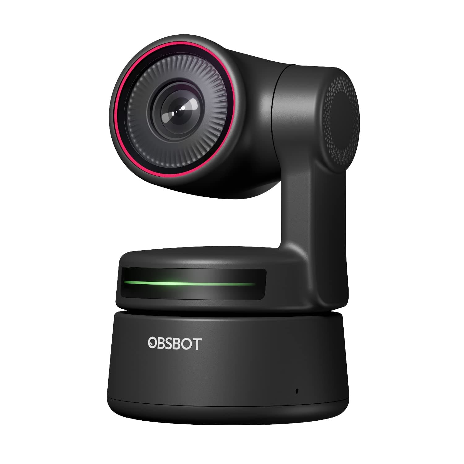 OBSBOT Tiny PTZ 4K Webcam, AI Powered Tracking & Auto-Focus, 4K Video Conference Camera with Dual Omni-Directional Mics, Auto Tracking with 2 axis Gimbal,HDR,60 FPS,Low-Light Correction,Zoom Certified